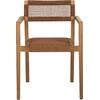 ΠΟΛΥΘΡΟΝΑ CHARLOTTE HM9637.01 ΞΥΛΟ TEAK & ΚΑΦΕ ΣΧΟΙΝΙ--B'ΔΙΑΛΟΓΗΣ 59x54x83Y εκ.