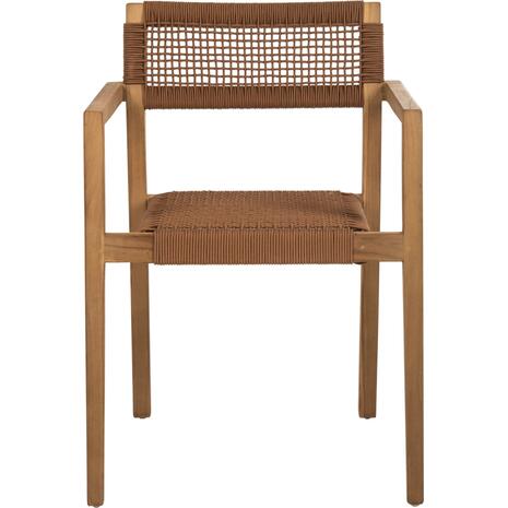 ΠΟΛΥΘΡΟΝΑ CHARLOTTE HM9637.01 ΞΥΛΟ TEAK & ΚΑΦΕ ΣΧΟΙΝΙ--B'ΔΙΑΛΟΓΗΣ 59x54x83Y εκ.