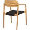 ΠΟΛΥΘΡΟΝΑ OSLO HM9636.02 ΞΥΛΟ TEAK ΦΥΣΙΚΟ & ΣΧΟΙΝΙ--B’ΔΙΑΛΟΓΗΣ 55x54x80Y εκ.