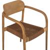 ΠΟΛΥΘΡΟΝΑ OSLO HM9636.01 ΞΥΛΟ TEAK ΦΥΣΙΚΟ & ΣΧΟΙΝΙ--B’ΔΙΑΛΟΓΗΣ 55x54x80Y εκ.