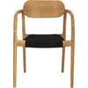 ΠΟΛΥΘΡΟΝΑ OSLO HM9636.02 ΞΥΛΟ TEAK ΦΥΣΙΚΟ & ΣΧΟΙΝΙ--B’ΔΙΑΛΟΓΗΣ 55x54x80Y εκ.