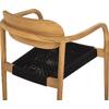 ΠΟΛΥΘΡΟΝΑ OSLO HM9636.02 ΞΥΛΟ TEAK ΦΥΣΙΚΟ & ΣΧΟΙΝΙ--B’ΔΙΑΛΟΓΗΣ 55x54x80Y εκ.