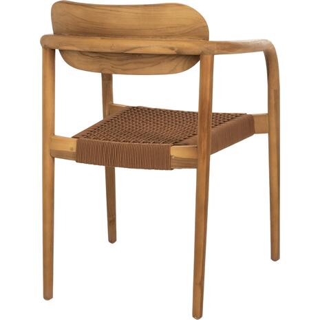 ΠΟΛΥΘΡΟΝΑ OSLO HM9636.01 ΞΥΛΟ TEAK ΦΥΣΙΚΟ & ΣΧΟΙΝΙ--B’ΔΙΑΛΟΓΗΣ 55x54x80Y εκ.
