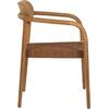 ΠΟΛΥΘΡΟΝΑ OSLO HM9636.01 ΞΥΛΟ TEAK ΦΥΣΙΚΟ & ΣΧΟΙΝΙ--B’ΔΙΑΛΟΓΗΣ 55x54x80Y εκ.
