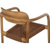 ΠΟΛΥΘΡΟΝΑ OSLO HM9636.01 ΞΥΛΟ TEAK ΦΥΣΙΚΟ & ΣΧΟΙΝΙ--B’ΔΙΑΛΟΓΗΣ 55x54x80Y εκ.