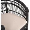 ΠΟΛΥΘΡΟΝΑ MALAWI HM9635.03 ΞΥΛΟ ΜΑΟΝΙ ΜΕ RATTAN ΜΑΥΡΟ--Β'ΔΙΑΛΟΓΗΣ 80x70x86Υεκ.