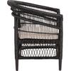 ΠΟΛΥΘΡΟΝΑ MALAWI HM9635.03 ΞΥΛΟ ΜΑΟΝΙ ΜΕ RATTAN ΜΑΥΡΟ--Β'ΔΙΑΛΟΓΗΣ 80x70x86Υεκ.
