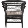 ΠΟΛΥΘΡΟΝΑ MALAWI HM9635.03 ΞΥΛΟ ΜΑΟΝΙ ΜΕ RATTAN ΜΑΥΡΟ-ΛΕΥΚΟ ΜΑΞΙΛΑΡΙ 80x70x86Υεκ.