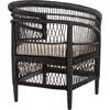 ΠΟΛΥΘΡΟΝΑ MALAWI HM9635.03 ΞΥΛΟ ΜΑΟΝΙ ΜΕ RATTAN ΜΑΥΡΟ--Β'ΔΙΑΛΟΓΗΣ 80x70x86Υεκ.