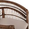 ΠΟΛΥΘΡΟΝΑ MALAWI HM9635.01 ΞΥΛΟ ΜΑΟΝΙ & RATTAN--Β'ΔΙΑΛΟΓΗΣ 80x70x86Υεκ.