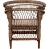 ΠΟΛΥΘΡΟΝΑ MALAWI HM9635.01 ΞΥΛΟ ΜΑΟΝΙ & RATTAN--Β'ΔΙΑΛΟΓΗΣ 80x70x86Υεκ.