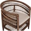 ΠΟΛΥΘΡΟΝΑ MALAWI HM9635.01 ΞΥΛΟ ΜΑΟΝΙ & RATTAN--Β'ΔΙΑΛΟΓΗΣ 80x70x86Υεκ.