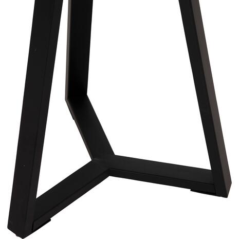 ΒΟΗΘΗΤΙΚΟ ΤΡΑΠΕΖΑΚΙ ROCKET HM9587.02 MDF ΓΚΡΙ ΜΑΡΜΑΡΟ-ΜΑΥΡΗ ΜΕΤΑΛΛΙΚΗ ΒΑΣΗ Φ45x55Υεκ.