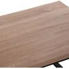 ΤΡΑΠΕΖΙ ΣΑΛΟΝΙΟΥ SHABEN HM9585.03 MDF SONOMA-ΜΑΥΡΗ ΜΕΤΑΛΛΙΚΗ ΒΑΣΗ 120x60X46Yεκ.