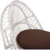 ΠΟΛΥΘΡΟΝΑ ENTROPY HM9840.02 RATTAN ΛΕΥΚΟ ΜΕ ΚΑΦΕ ΜΑΞΙΛΑΡΙ 80x97x85Υεκ.