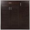 ΠΑΠΟΥΤΣΟΘΗΚΗ-ΝΤΟΥΛΑΠΑ PROBY HM9607.01 ΜΕΛΑΜΙΝΗ WENGE 120x37,5x121,5Υεκ.
