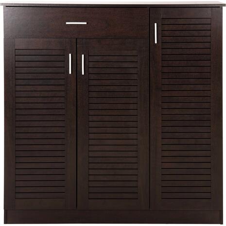 ΠΑΠΟΥΤΣΟΘΗΚΗ-ΝΤΟΥΛΑΠΑ PROBY HM9607.01 ΜΕΛΑΜΙΝΗ WENGE 120x37,5x121,5Υεκ.