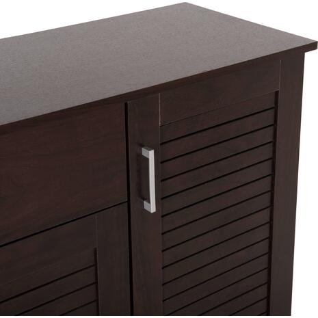 ΠΑΠΟΥΤΣΟΘΗΚΗ-ΝΤΟΥΛΑΠΑ PROBY HM9607.01 ΜΕΛΑΜΙΝΗ WENGE 120x37,5x121,5Υεκ.