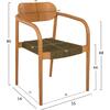 ΠΟΛΥΘΡΟΝΑ OSLO HM9636.05 ΞΥΛΟ TEAK ΦΥΣΙΚΟ & ΣΧΟΙΝΙ--B’ΔΙΑΛΟΓΗΣ 55x54x80Yεκ.