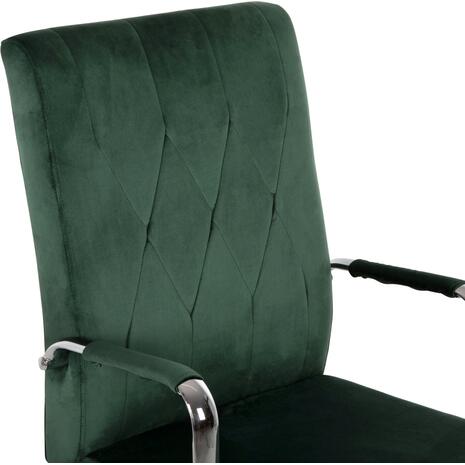 ΚΑΡΕΚΛΑ ΓΡΑΦΕΙΟΥ JOSEF HM1181.03 ΚΥΠΑΡΙΣΣΙ ΒΕΛΟΥΔΟ-INOX ΒΑΣΗ 58x61x105-113Yεκ. (Κυπαρισσί)
