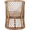 ΠΟΛΥΘΡΟΝΑ MPIKO HM5990 RATTAN ΦΥΣΙΚΟ-ΜΑΞΙΛΑΡΙ ΕΚΡΟΥ 64x68x87Υ εκ.