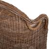 ΠΟΛΥΘΡΟΝΑ ΜΕ ΕΚΡΟΥ ΜΑΞΙΛΑΡΙ KEYLA HM9536 ΚΑΦΕ RATTAN 63x65x87Υεκ.