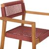 ΠΟΛΥΘΡΟΝΑ CHARLOTTE HM9637.06 ΞΥΛΟ TEAK & ΡΟΖ ΣΧΟΙΝΙ--B'ΔΙΑΛΟΓΗΣ 59x54x83Y εκ.