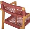 ΠΟΛΥΘΡΟΝΑ CHARLOTTE HM9637.06 ΞΥΛΟ TEAK & ΡΟΖ ΣΧΟΙΝΙ--B'ΔΙΑΛΟΓΗΣ 59x54x83Y εκ.