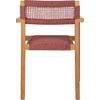 ΠΟΛΥΘΡΟΝΑ CHARLOTTE HM9637.06 ΞΥΛΟ TEAK & ΡΟΖ ΣΧΟΙΝΙ--B'ΔΙΑΛΟΓΗΣ 59x54x83Y εκ.