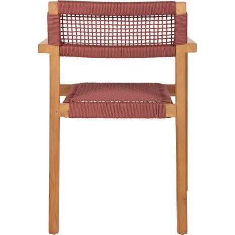 ΠΟΛΥΘΡΟΝΑ CHARLOTTE HM9637.06 ΞΥΛΟ TEAK & ΡΟΖ ΣΧΟΙΝΙ--B'ΔΙΑΛΟΓΗΣ 59x54x83Y εκ.