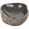 ΝΙΠΤΗΡΑΣ STONE SINK ΛΑΞΕΥΜΕΝΗ ΠΕΤΡΑ ΓΚΡΙ ΑΠΟΧΡΩΣΗ HM4193 55x44x16Υ εκ.