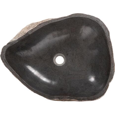 ΝΙΠΤΗΡΑΣ STONE SINK ΛΑΞΕΥΜΕΝΗ ΠΕΤΡΑ ΓΚΡΙ ΑΠΟΧΡΩΣΗ HM4193 55x44x16Υ εκ.