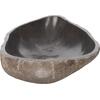 ΝΙΠΤΗΡΑΣ STONE SINK ΛΑΞΕΥΜΕΝΗ ΠΕΤΡΑ ΓΚΡΙ ΑΠΟΧΡΩΣΗ HM4193 55x44x16Υ εκ.