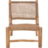 ΚΑΡΕΚΛΑ LONDER HM5986 ΞΥΛΟ TEAK ΣΕ ΦΥΣΙΚΟ ΚΑΙ ΣΥΝΘΕΤΙΚΟ RATTAN 63x77x77Υεκ.