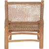 ΚΑΡΕΚΛΑ LONDER HM5986 ΞΥΛΟ TEAK ΣΕ ΦΥΣΙΚΟ ΚΑΙ ΣΥΝΘΕΤΙΚΟ RATTAN 63x77x77Υεκ.