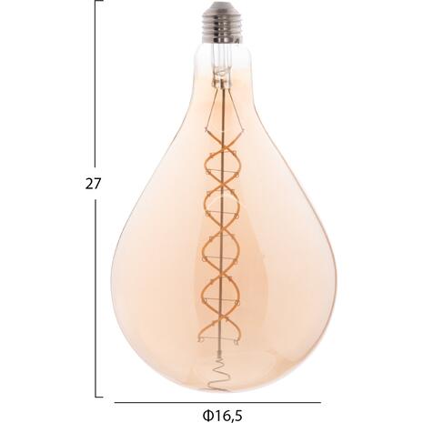 ΛΑΜΠΤΗΡΑΣ LED FILAMENT 8W E27 3000K TEA COLOR DIMMABLE HM4052.02