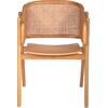 ΠΟΛΥΘΡΟΝΑ KENLEE HM9872 ΦΡΑΞΙΝΟΣ ΚΑΙ ΦΥΣΙΚΟ RATTAN RATTAN ΣΕ ΦΥΣΙΚΟ 57,5x55x81Yεκ.