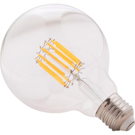 ΛΑΜΠΤΗΡΑΣ GLOBO LED FILAMENT 12W E27 3000K ΔΙΑΦΑΝΟΣ HM4049.01