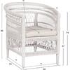 ΠΟΛΥΘΡΟΝΑ MALAWI HM9635.02 ΞΥΛΟ ΜΑΟΝΙ ΜΕ RATTAN ΛΕΥΚΟ-ΛΕΥΚΟ ΜΑΞΙΛΑΡΙ 80x70x86Υεκ. (Λευκό)