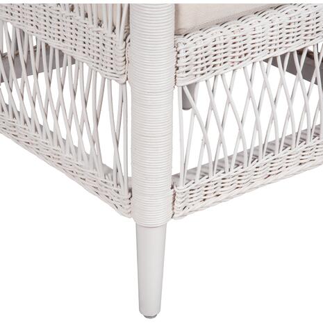 ΠΟΛΥΘΡΟΝΑ MALAWI HM9635.02 ΞΥΛΟ ΜΑΟΝΙ ΜΕ RATTAN ΛΕΥΚΟ--Β'ΔΙΑΛΟΓΗΣ 80x70x86Υεκ. (Λευκό)
