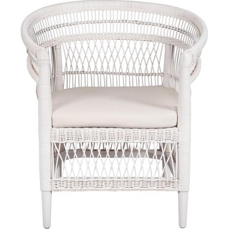 ΠΟΛΥΘΡΟΝΑ MALAWI HM9635.02 ΞΥΛΟ ΜΑΟΝΙ ΜΕ RATTAN ΛΕΥΚΟ--Β'ΔΙΑΛΟΓΗΣ 80x70x86Υεκ. (Λευκό)