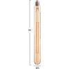 ΛΑΜΠΤΗΡΑΣ HM4191 LED FILAMENT 8W E27 3000K GOLD DIMMABLE