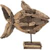 ΕΠΙΤΡΑΠΕΖΙΟ ΔΙΑΚΟΣΜΗΤΙΚΟ ΨΑΡΙ HM4271 DRIFTWOOD ΣΕ ΦΥΣΙΚΟ 40x12x40Υ εκ.