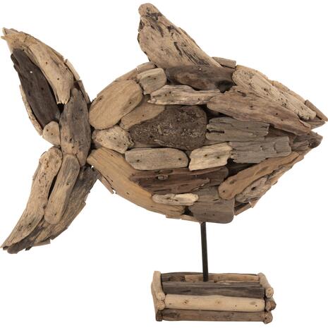 ΕΠΙΤΡΑΠΕΖΙΟ ΔΙΑΚΟΣΜΗΤΙΚΟ ΨΑΡΙ HM4271 DRIFTWOOD ΣΕ ΦΥΣΙΚΟ 40x12x40Υ εκ.