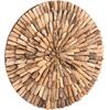 ΔΙΑΚΟΣΜΗΤΙΚΟ ΤΟΙΧΟΥ ΣΤΡΟΓΓΥΛΟ CHIIKI HM4298 DRIFTWOOD ΣΕ ΦΥΣΙΚΟ Φ60 εκ.