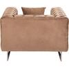 ΠΟΛΥΘΡΟΝΑ τ.CHESTERFIELD MOBAR HM3261.03 ΜΠΕΖ ΒΕΛΟΥΔΟ-ΜΕΤΑΛΛΙΚΑ ΠΟΔΙΑ 99x86,5x77Υεκ. (Μπεζ)