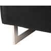 ΚΑΝΑΠΕΣ τ.CHESTERFIELD MOBAR HM3262.04 ΜΑΥΡΟ ΒΕΛΟΥΔΟ-ΜΕΤΑΛΛΙΚΑ ΠΟΔΙΑ 154x85x68Υεκ
