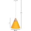 ΦΩΤΙΣΤΙΚΟ ΟΡΟΦΗΣ ΚΡΕΜΑΣΤΟ HM4151 ΚΙΤΡΙΝΟ ΜΕΤΑΛΛΙΚΟ ΚΑΠΕΛΟ Φ21,5x115Υ εκ.