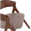 ΚΑΡΕΚΛΑ NEKKER HM9739.01 RUBBERWOOD ΣΕ ΚΑΡΥΔΙ-ΜΠΕΖ ΥΦΑΣΜΑ ΚΑΘΙΣΜΑ 56x55x78Yεκ. (σετ 2 τεμαχίων)