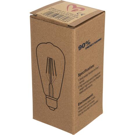 ΛΑΜΠΤΗΡΑΣ HM4188.01 LED FILAMENT 8W E27 DIMMABLE 2700K ΔΙΑΦΑΝΟΣ